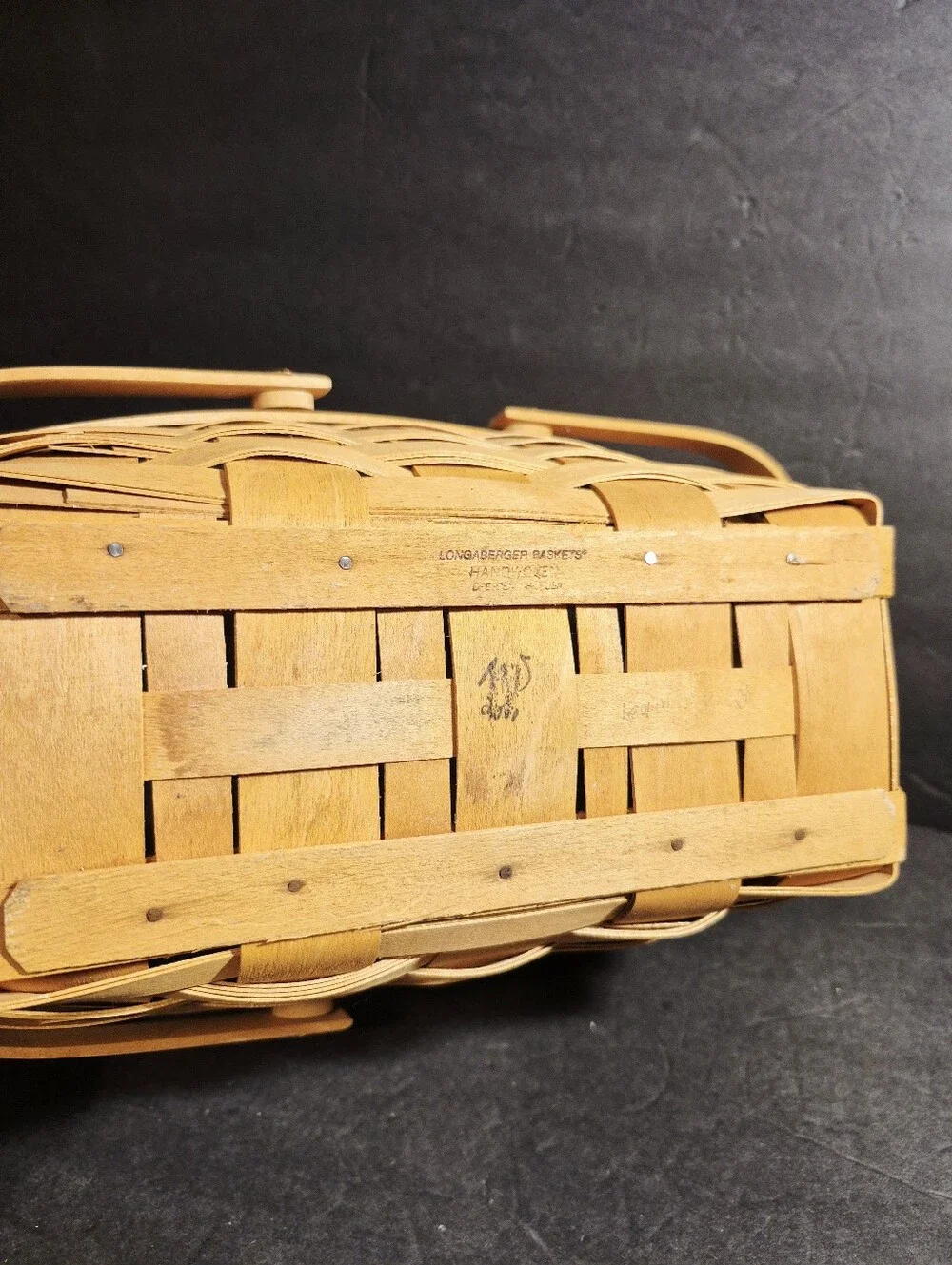 Longaberger Medium Vegetable Basket With Plastic Divided Liner
